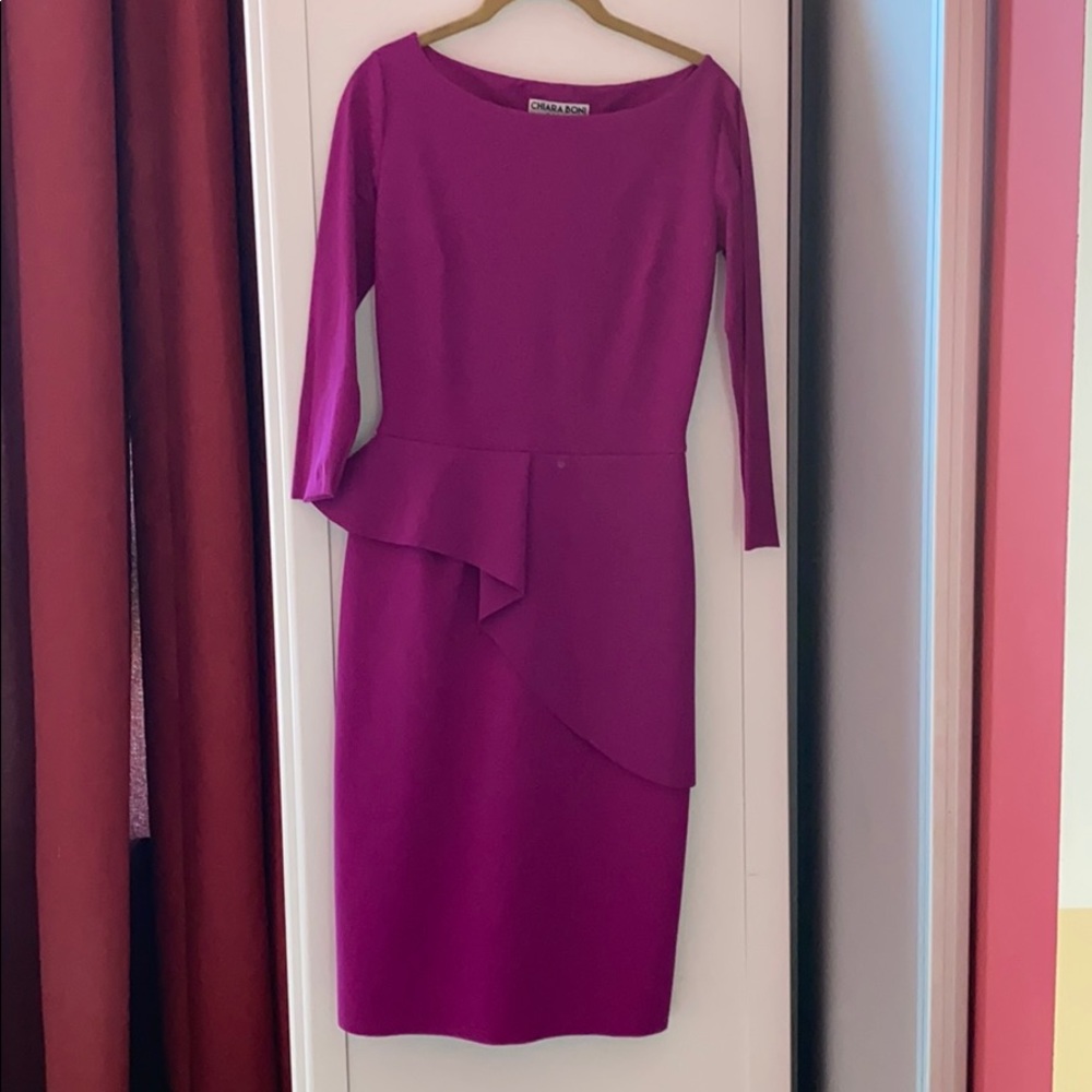 Chiara Boni peplum cocktail dress